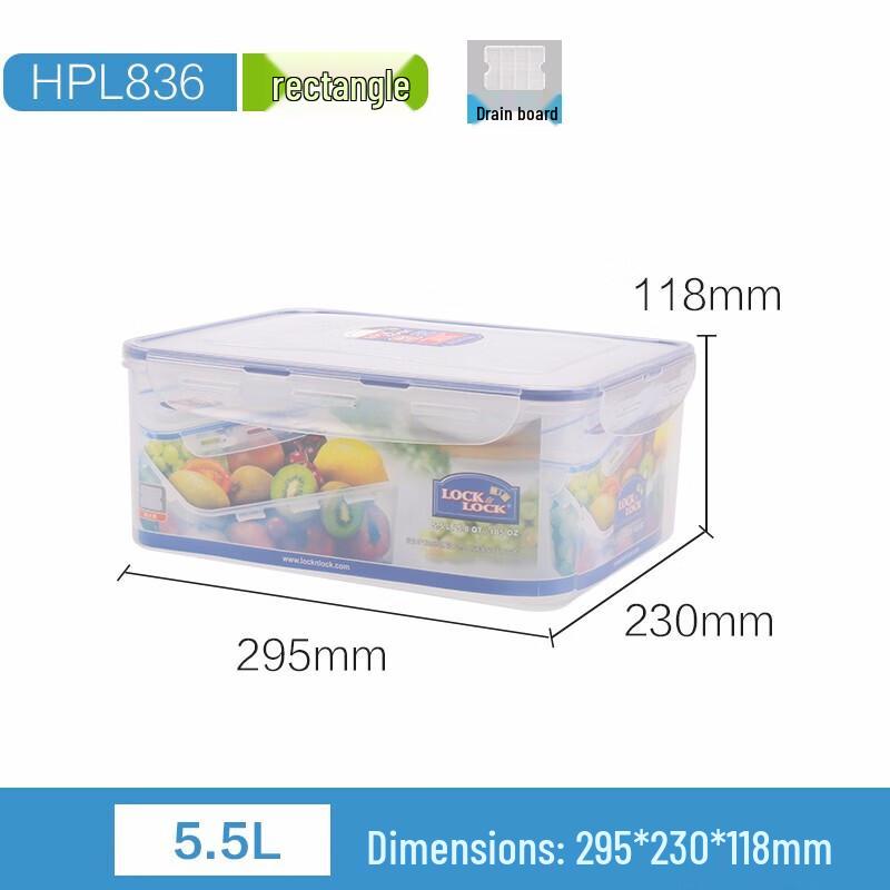 

Lock&Lock Large Capacity Plastic Food Storage Container