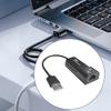 USB Type C to RJ45 Ethernet Converters 100/1000Mbps for Laptops and Tablets with Fast Data Transfer Speeds