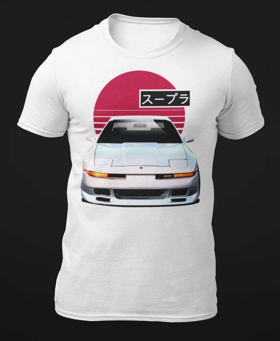1986 Supra JDM Legend Japanese Sports Car Short-Sleeve Unisex 100% Cotton T-shirt Mens Tees Top XL