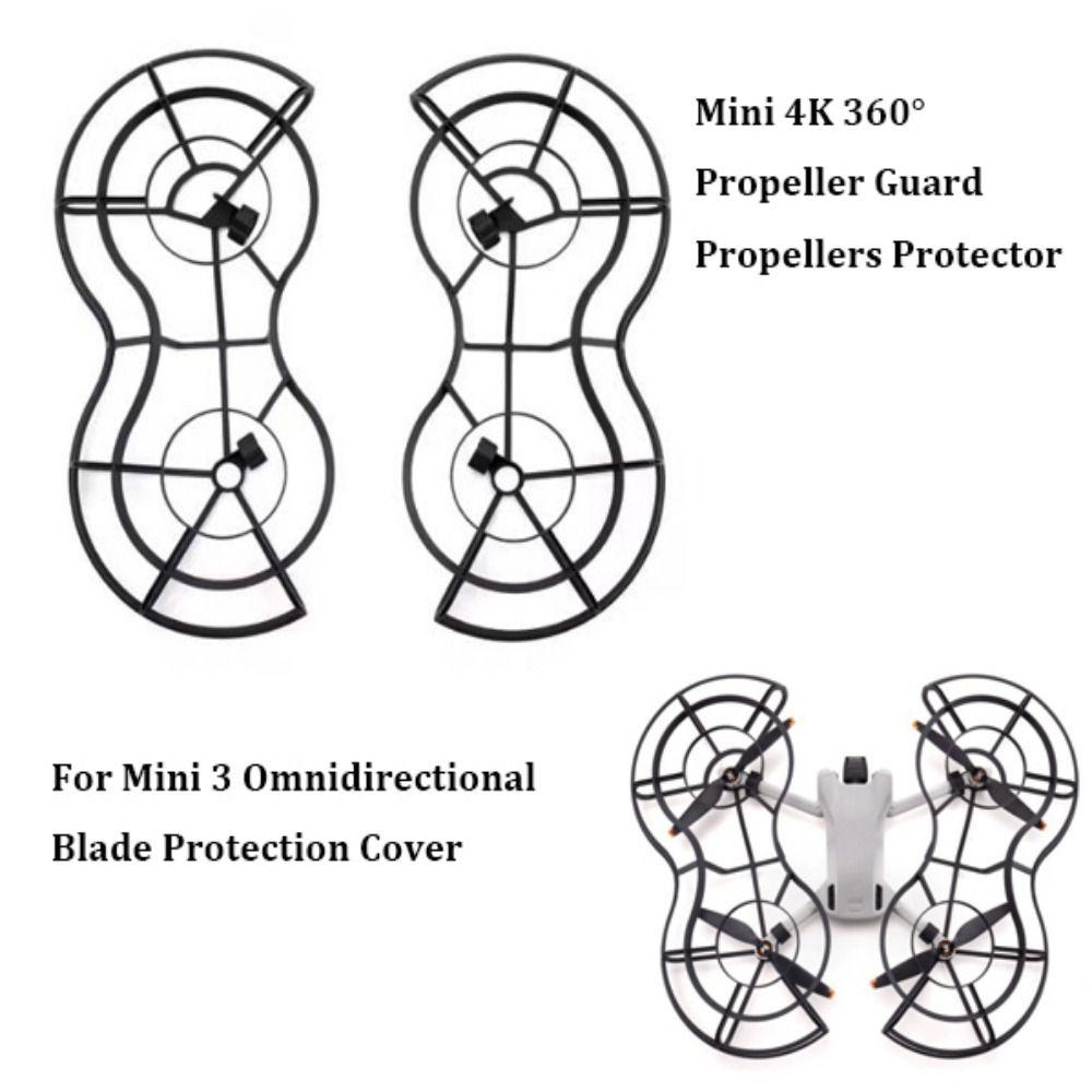 Black Propeller Guard Protection Mini Plastic Original Parts Accessory Quick Release Removable for DJI Mini 3