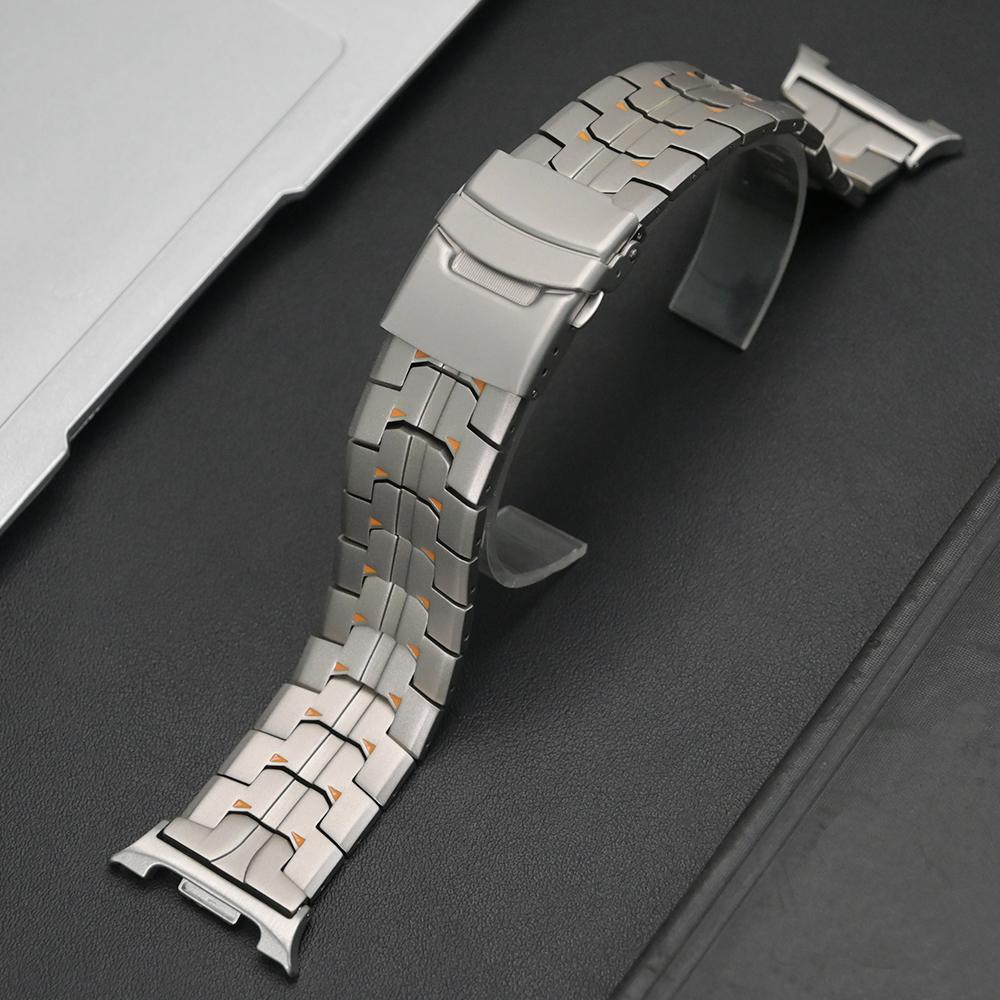 

Титановий Браслет для Samsung Galaxy Ultra Watch 2025 47мм 8 Classic 46мм Розкішна Металева Ремінець для GALAXY Watch 8 40мм 44мм Ремінці Galaxy Ultra 47mm
