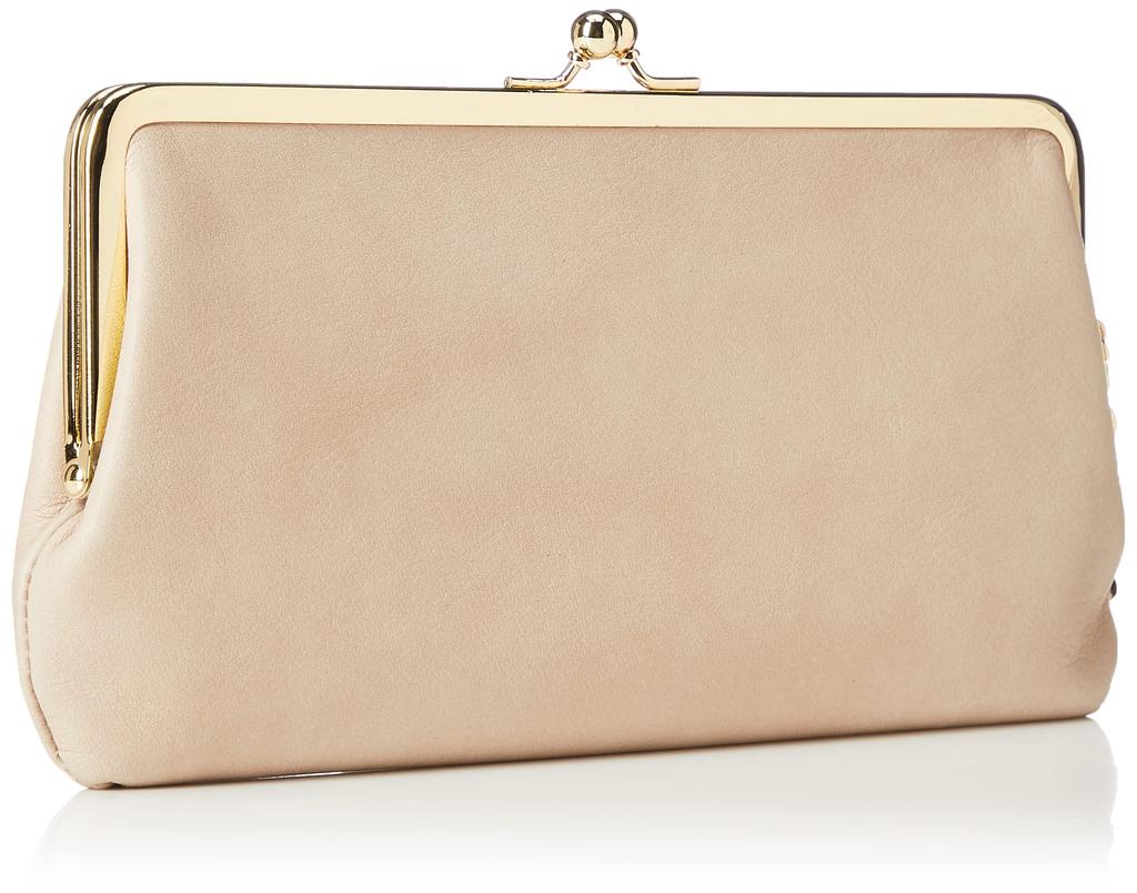 Felando Women's Long Wallet with Clasp Closure, Genuine Leather, Thin Wallet, Embossed Cowhide Leather, Tassel Charm, Strap, Nadaya, No. 81143,