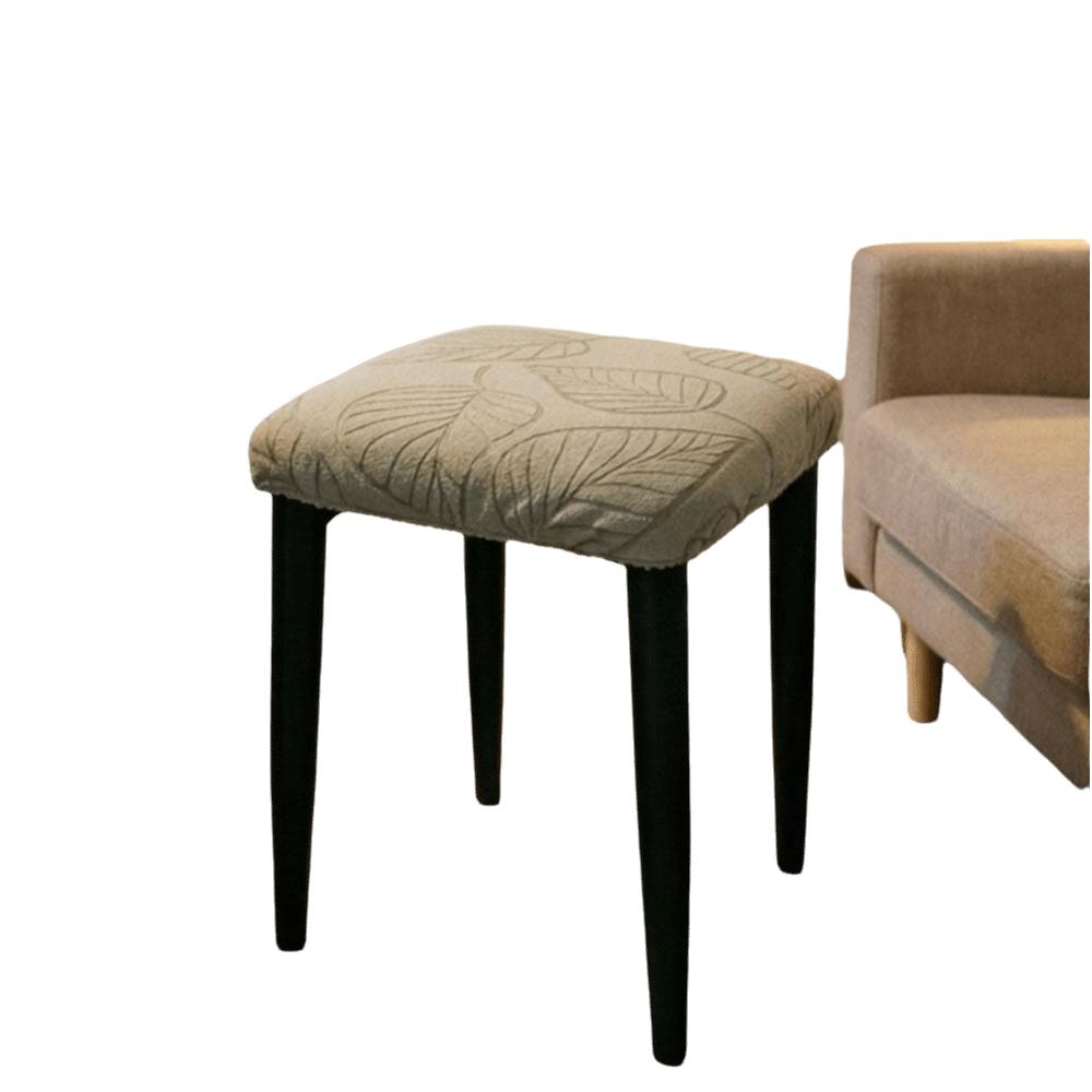 Solid Color Chair Seat Cover Waterproof Stool Cover Stretch Seat Covers  for Square Chairs