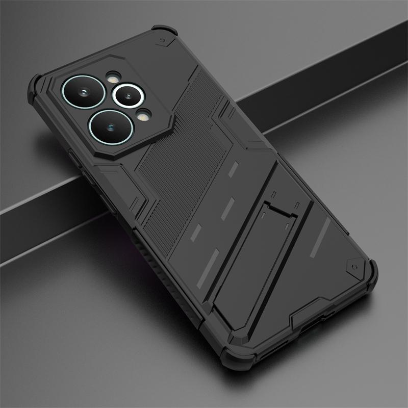 Phone Holder Case For Realme 15 Pro Case Shockproof Anti-knock Armor Full Back Cover For Realme 15 Pro Case For Realme 15 Pro 5G