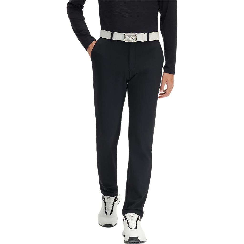 Fila Golf Solid Color Zip Knit Sports Pants Men Pants Legendary-Blue A11M445602F-NV