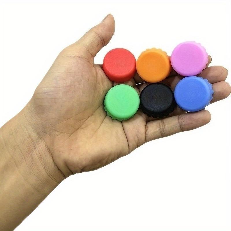 

6-Piece Reusable Silicone Bottle Stoppers Set, Durable Colorful Wine Beer Vinegar Sealer, Kitchen Storage
