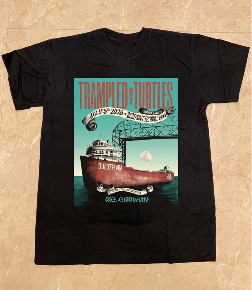 Trampled by Turtles 2025 Tour July Live In Concert T Shirt Full Size S-5XL Unisex T-Shirt S