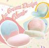 Cellutane (Cellutane) Compact Reclining Floor Chair with Ice Cream, Vanilla & Strawberry Designs, Made in Japan, Model A1923a-a-748BE/740PIK