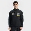 Fila Ski Series Fleece Lined Warm Minimalist Stylish Casual Sports Training Versatile Comfortable Jacket Men Jackets Deep-Black A11M546503FBK
