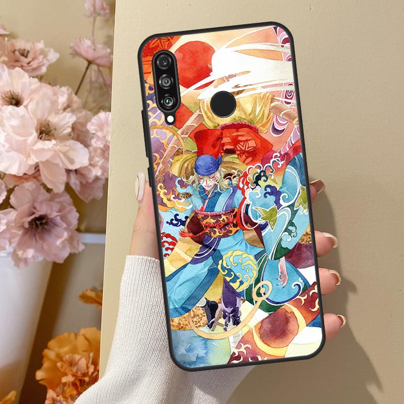Ukiyoe mononoke Kusuriuri For Honor 50 Pro Phone Case For Huawei Nova 5T P Smart Z 2019 P20 P30 P40 Lite P50 Pro