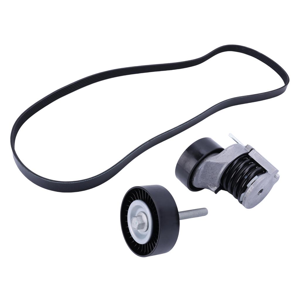 1 X Drive Belt Tensioner  1 X Belt  1 X Idle Pulley 71749451, 03C145299, CVKMA31047 for A3 Skoda V-W Golf Serpentine