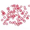 50Pcs Iron Spray Painted Opening Ring Jump Ring For DIY Necklace Bracelet Jewelry Making Craft Accessories