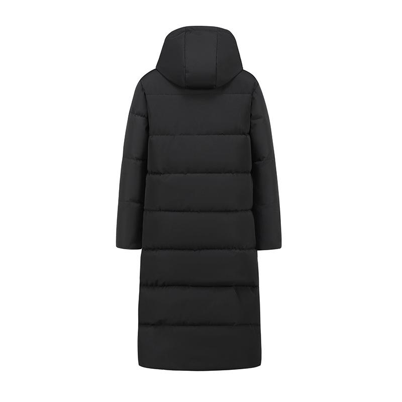 2025 Men's Mid-Length Korean Fashion Cotton Jacket - Youth Style, Thick & Warm Long Outerwear