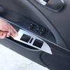 Aluminum Alloy For SEAT Leon MK2 2008-2012 Car Window Glass Lift Button Decorative Frame Stickers Car Interior Accessories