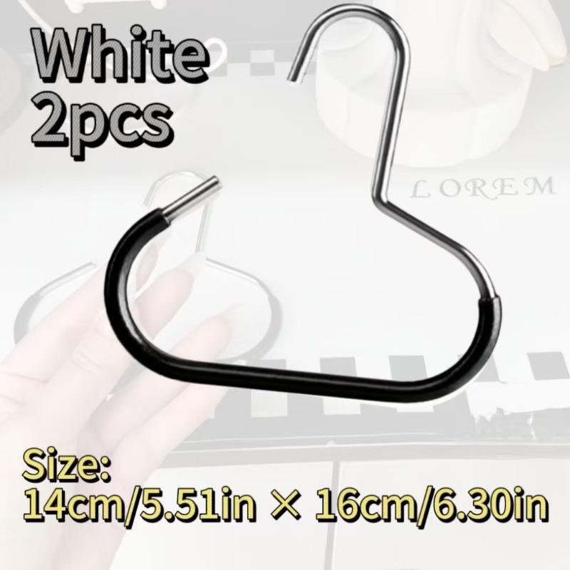 1-20Pcs Circle Ring Hat Hanger Versatile Manganese Steel Round Hook - Perfect for Hats,Ties,Scarves & Bags,Strong Load-Bearing