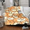 1pc Dogs Kitten Print Blanket   Lightweight Flannel Throw Blanket For Sofa, Bed, Living Room, Office, Outdoor Travel, Camping