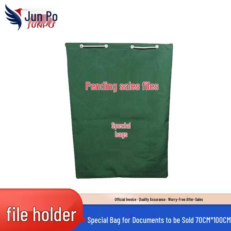 Junpo Thick Canvas Confidential Document Shredding Bags