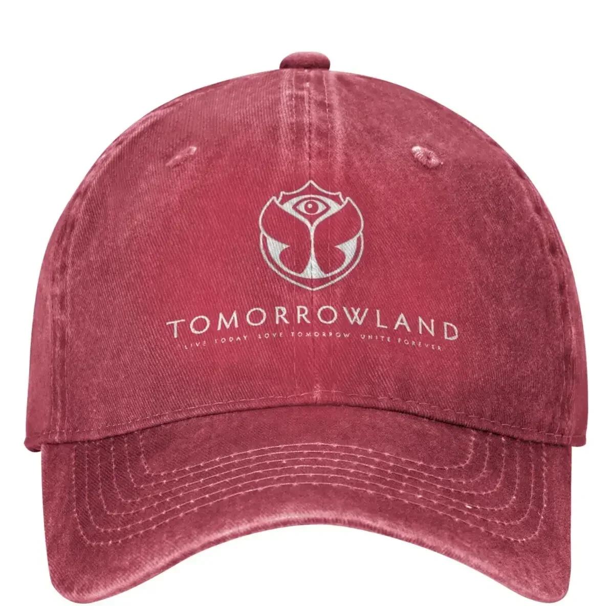 

Tomorrowlands Festival Baseball Cap for Men Women Distressed Washed Snapback Hat electronic music Outdoor Running Golf Hats Cap One Size