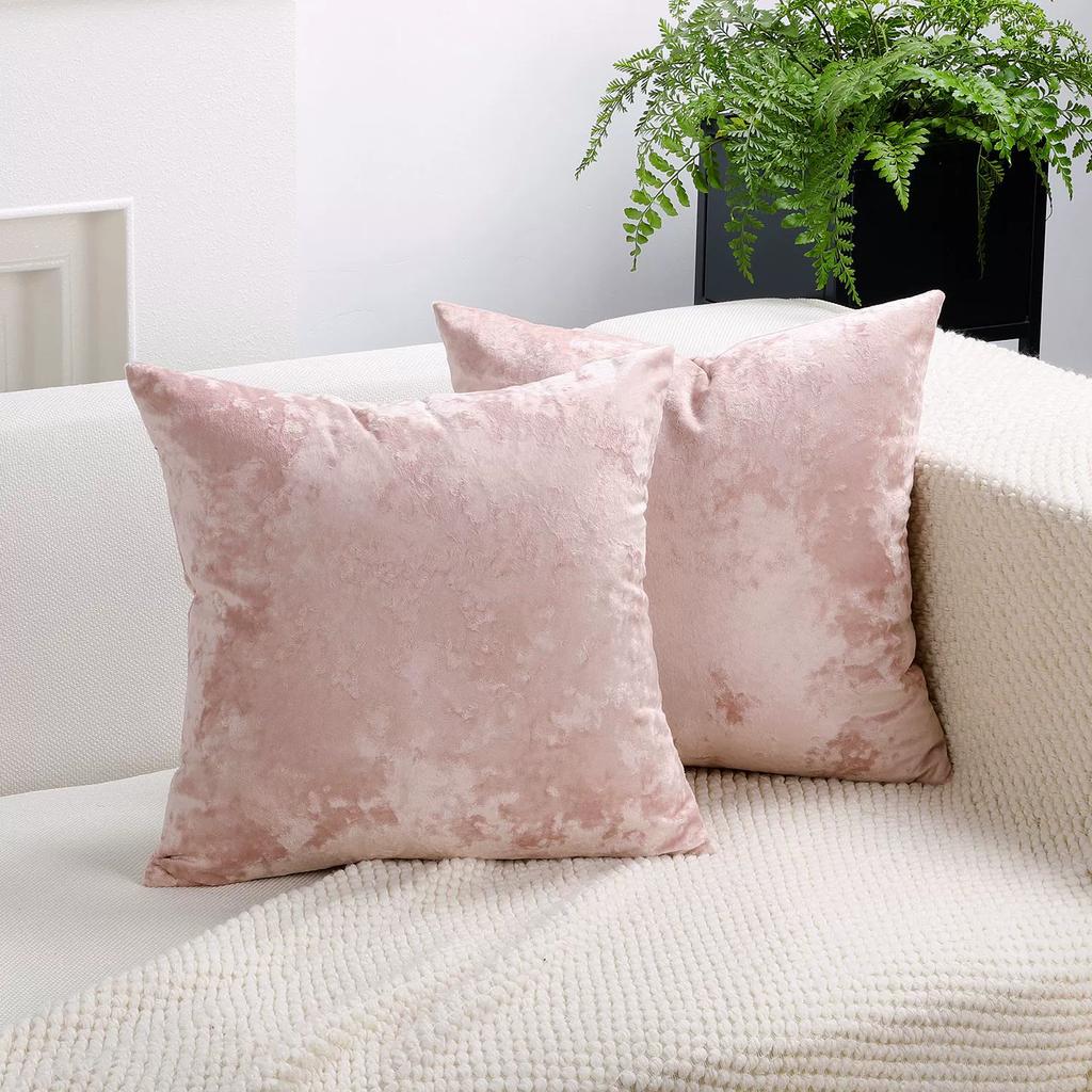 1pcs 45x45cm Velvet Plain Solid Color Pillow Cover Nordic Style Throw Pillow Case Fashion Home Decoration Cushions Covers