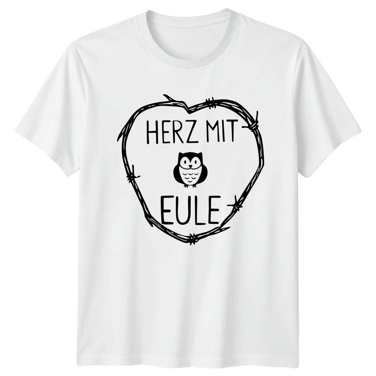 Herz Mit Eule T-Shirt Owl Nature Birthday Gift For Him And Her XXXXL