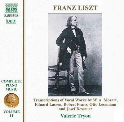 CD LISZT LIST - Transcriptions Of Vocal Works By W. 8553508 Naxos 1998 Europe ObiClassical Used