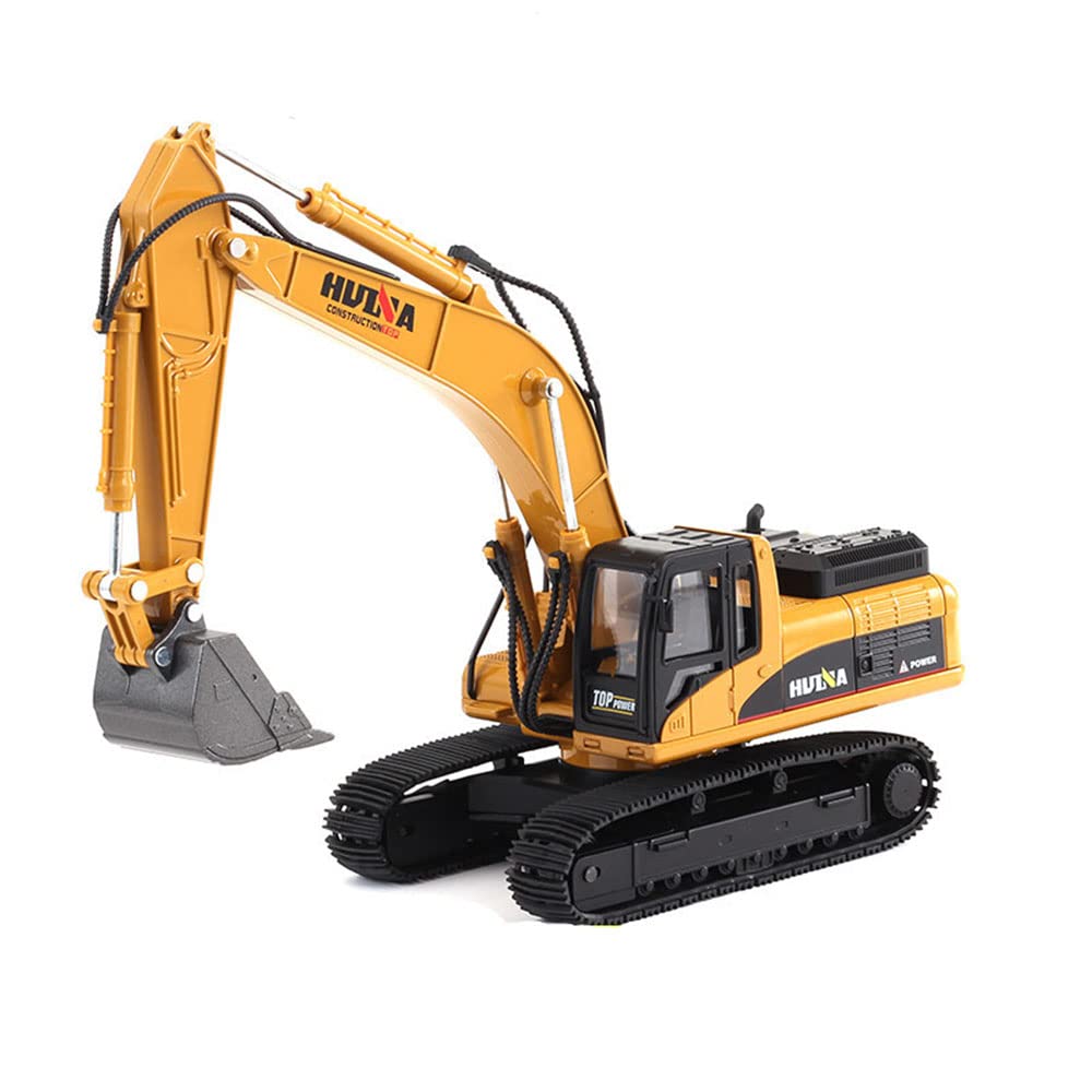 Scale Metal Diecast Excavator Wheel Loader Construction Vehicle Sandbox Miniature Heavy Equipment Best Gift for Collection 1/50 Toy, Model, Car,