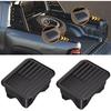 Ram 1500 Bed Rail Caps Covers, Stake Pocket Compatible with Dodge Ram -2024 2025Truck Tonneau Covers Accessories(Set of 2) (Black)