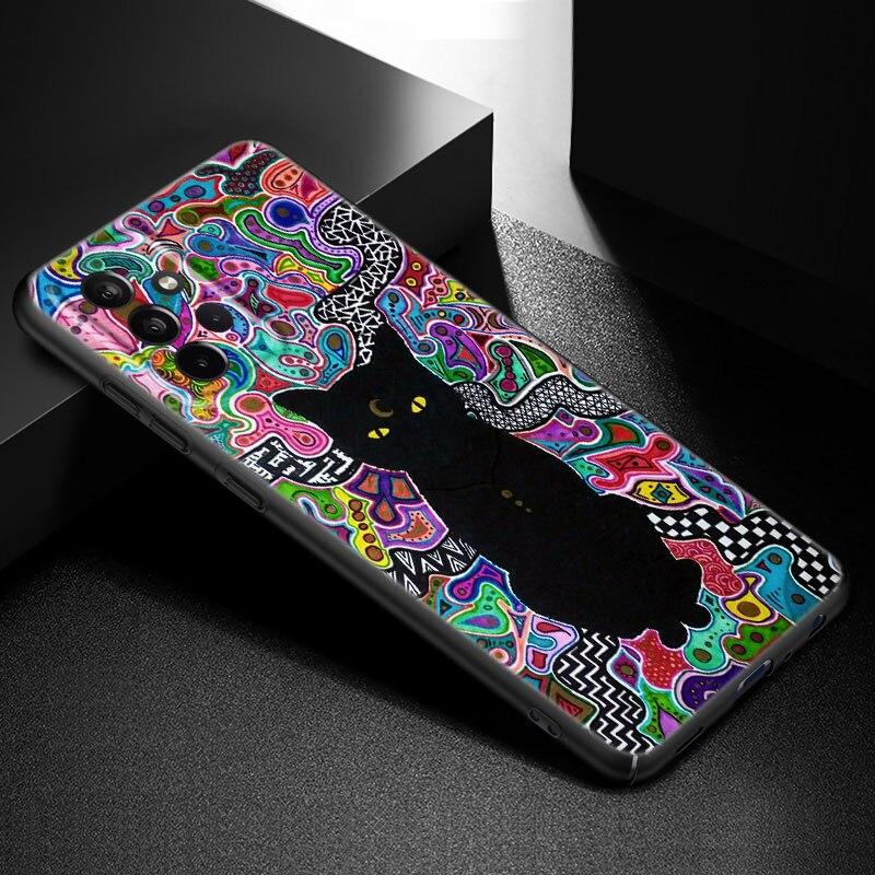 Colourful Psychedelic Trippy Art Case For Samsung A21 A30 A50 A52 S A13 A22 A32 A33 A53 A73 5G A11 A12 A31 A51 A70 A71 A72