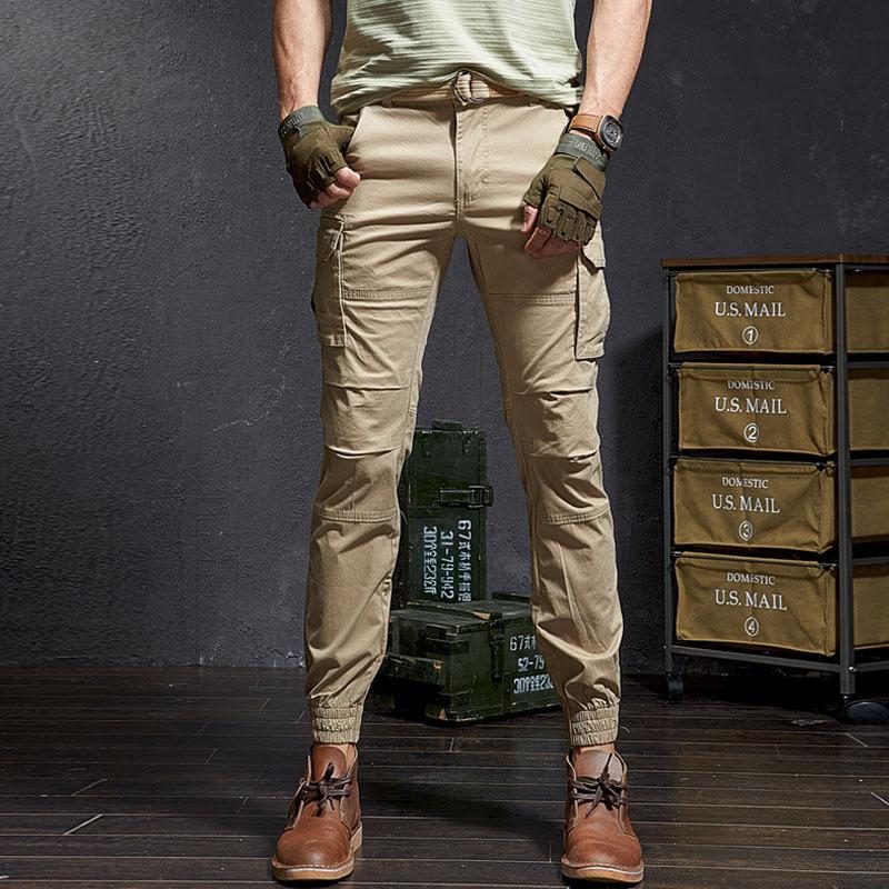 FiveFive Fashion Casual Cargo Pants Male Streetwear Harajuku Joggers Men Clothing Camo Trousers