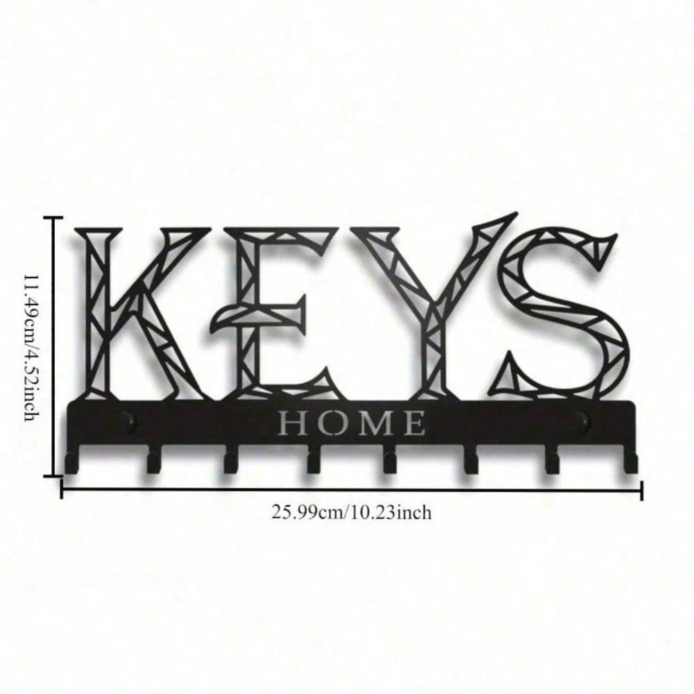 

Gothic Metal Key Holder Wall Organizer for Entryway, Bedroom, Hallway Decor, Space Saving Storage for Keys Mail Hats Umbrellas