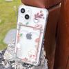 Rabbit 15-Card Slot Coffee Bread iPhone 12/13 Phone Case: Fits iPhone 11/13, XR/XS Max Transparent Design
