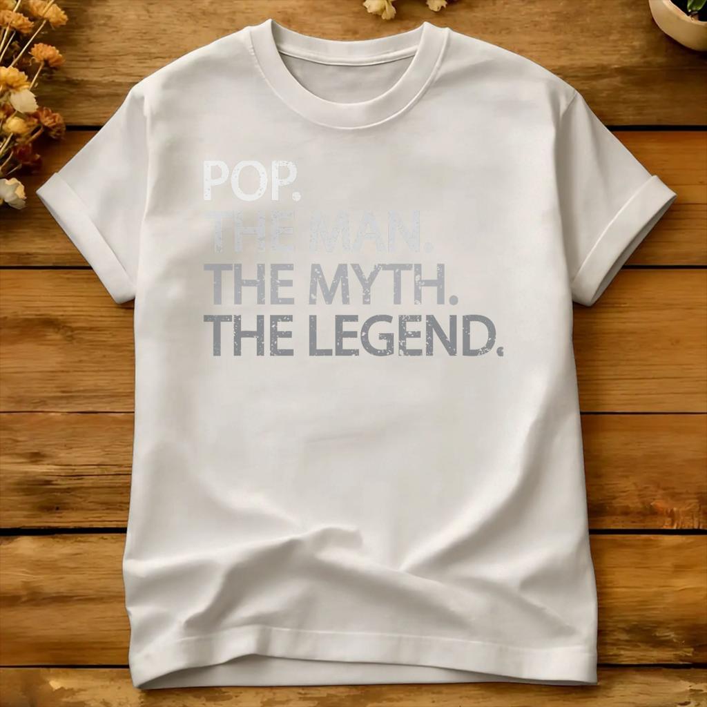 Cool Father Dad Amp Grandpa Shirt Pop The Unisex The Myth Cotton TShirt For Unisex Summer T Shirts Oversize Cheap Tops