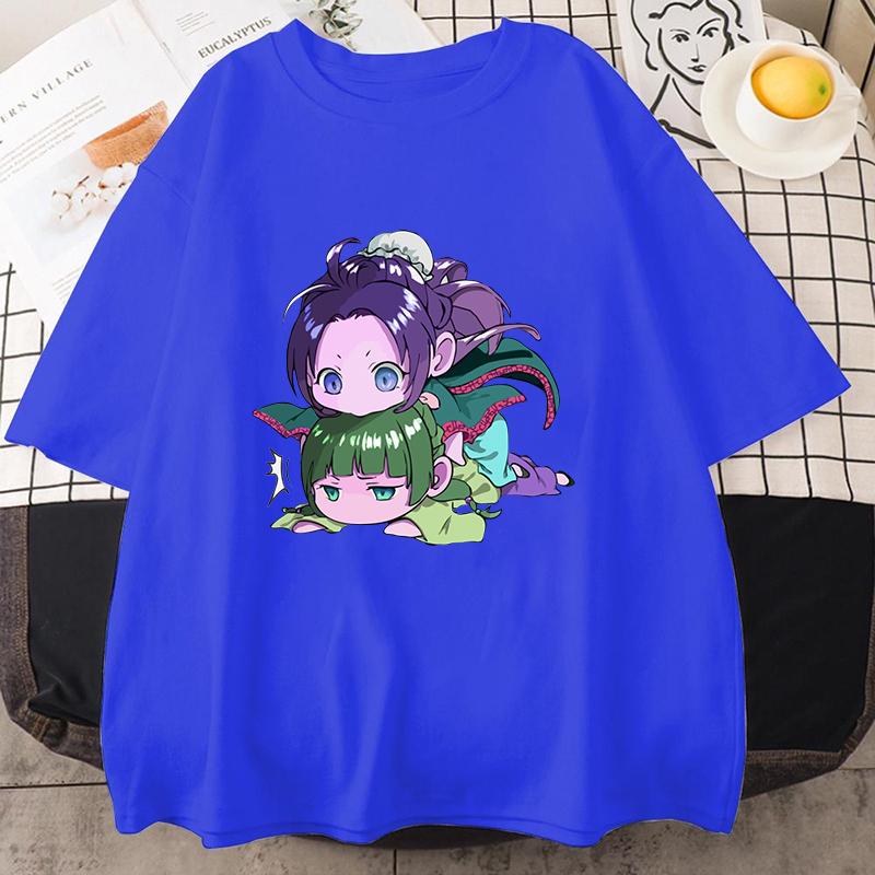 Fashion Unisex T-shirt Anime The Apothecary Diaries Print Designed Summer Tops Tees Casual Short Sleeve Shirts