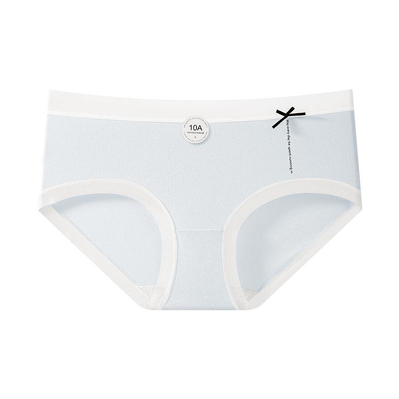 Women's Summer 10A Antibacterial Extended Cotton Crotch Breathable Hip-lifting Non-scar Waist Triangle Briefs