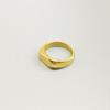 18k Gold Minimalist Cold Style Polished Ring Band