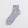 Odor-Resistant Cotton Disposable Socks: Unisex, Black/White/Gray, Sweat-Absorbent, No-Wash, Summer Thin Style.