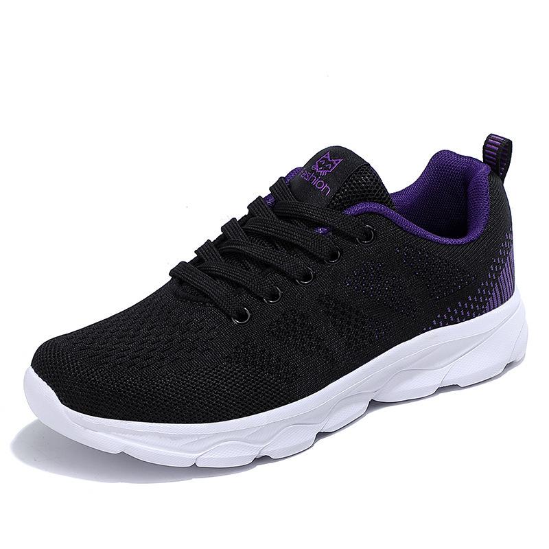 Spring And Autumn Mesh Lightweight Casual Mother Sports Shoes Middle-Aged And Elderly Soft Sole Walking Shoes Travel Shoes Women