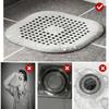 2Pcs Kitchen Sink Drain Protector with Suction Cup Shower Drain Hair Catcher Sink Strainer for Kitchen Bathroom Bathtub Basin