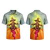 Men's Halloween Print Short Sleeve T-Shirt Stylish Casual Top