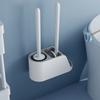 Toilet Bowl Brush 3-In-1 Toilet Cleaning Brush Cleaner Silicone Toilet Brush Set Quick-Drying Toilet Brushes & Holders For