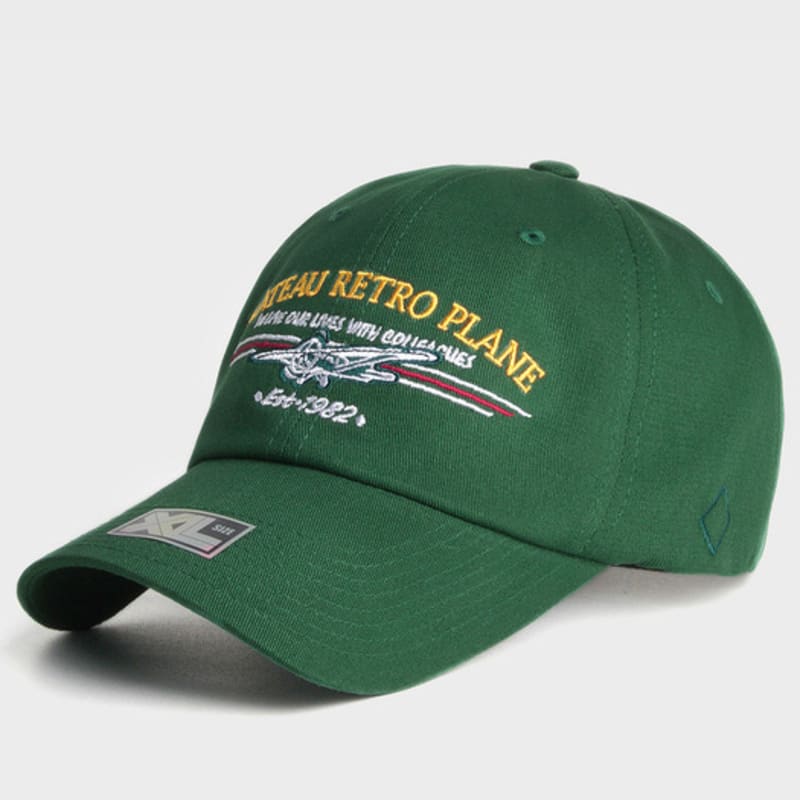 

PLATEAU Big Size Ball Cap XL PLATEAU RP VTG CAP DARK GREEN dark green