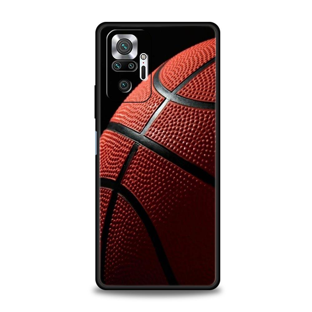 Basketball Basket Number Phone Case For Xiaomi Redmi Note 12 11 10 Pro Plus 10S 9S 9 9T 8T 9C 9A 8 7 K40 Gaming Soft Cover