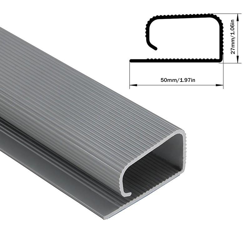 40Cm/15.75Inch Under Desk Cable Management Tray Pvc Power Wire Hider Strip Cord Holder Wire Organizer Cable Raceway