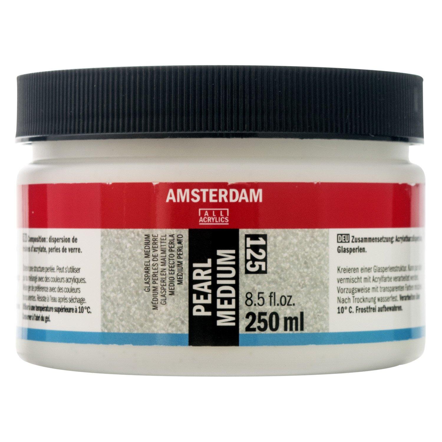

Amsterdam Talens Acrylic Medium with Pearl (Glass Beads) T2417-3125 250ml