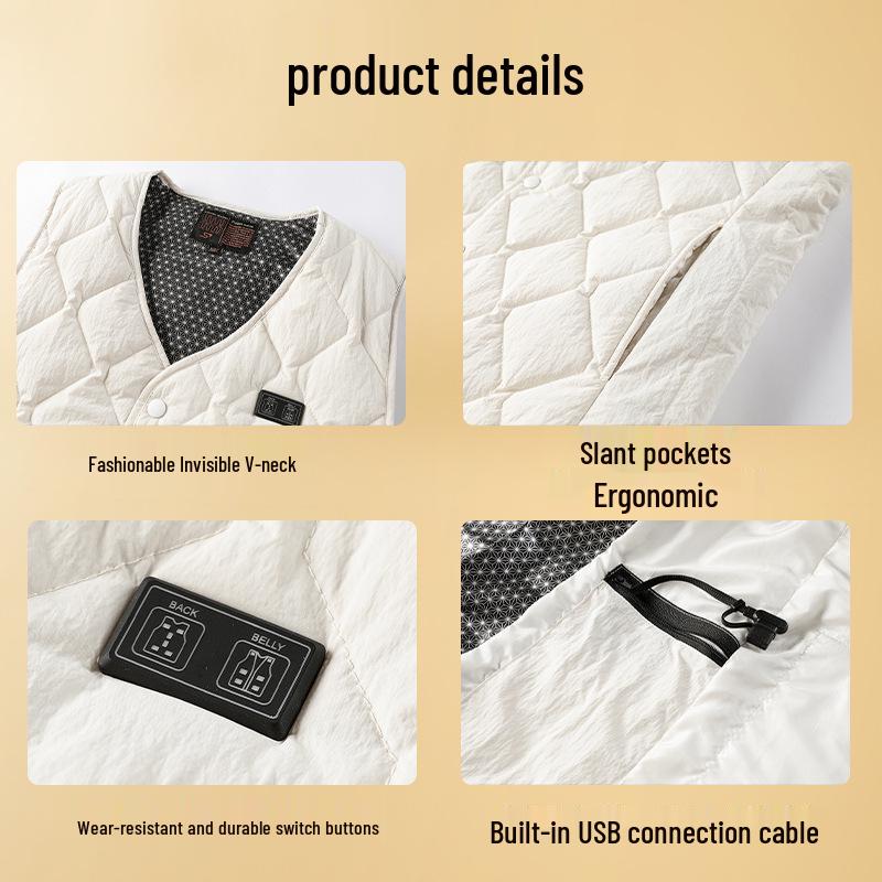 Cross-Border Smart Electric Heating Vest with Temperature Control