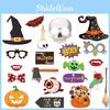 Halloween Photoshoot Props With Skeleton And Pumpkin For Party And Event Photo Booth