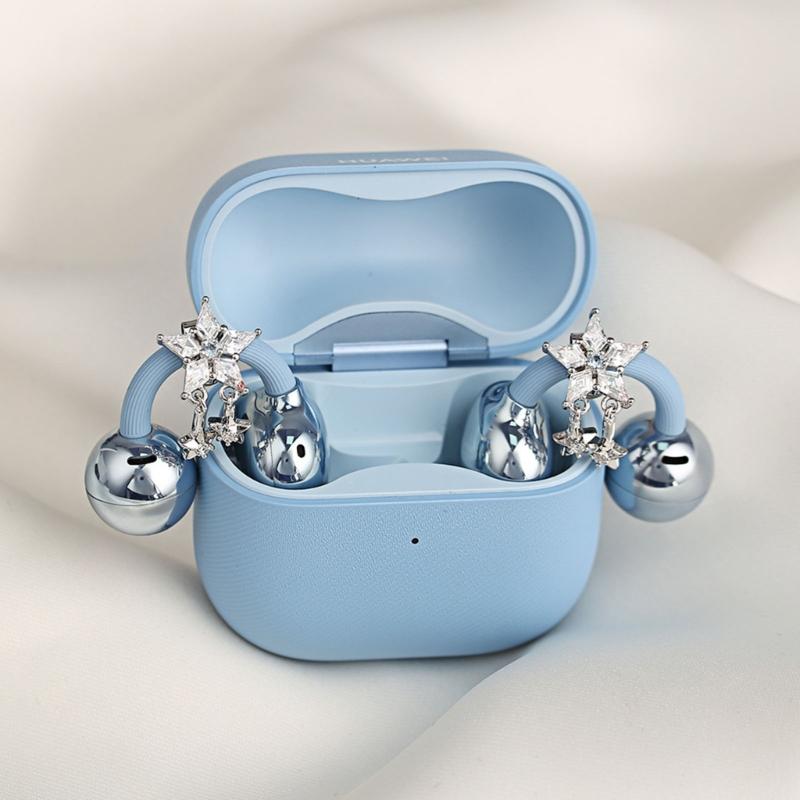 Modern Star Shape Metal Headphone Ear Clips for Freeclip Basic And Newer Ear Units Headsets Decoration Ear Clip