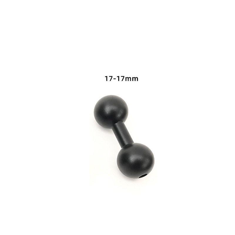 13-25mm Aluminum Alloy Ball Head Phone Car Mount Extension Rod with 1/4" Connector