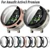 PC+Tempered Screen Protector Cover Shell for Amazfit Active 3 Premium Smart Watch Accessories