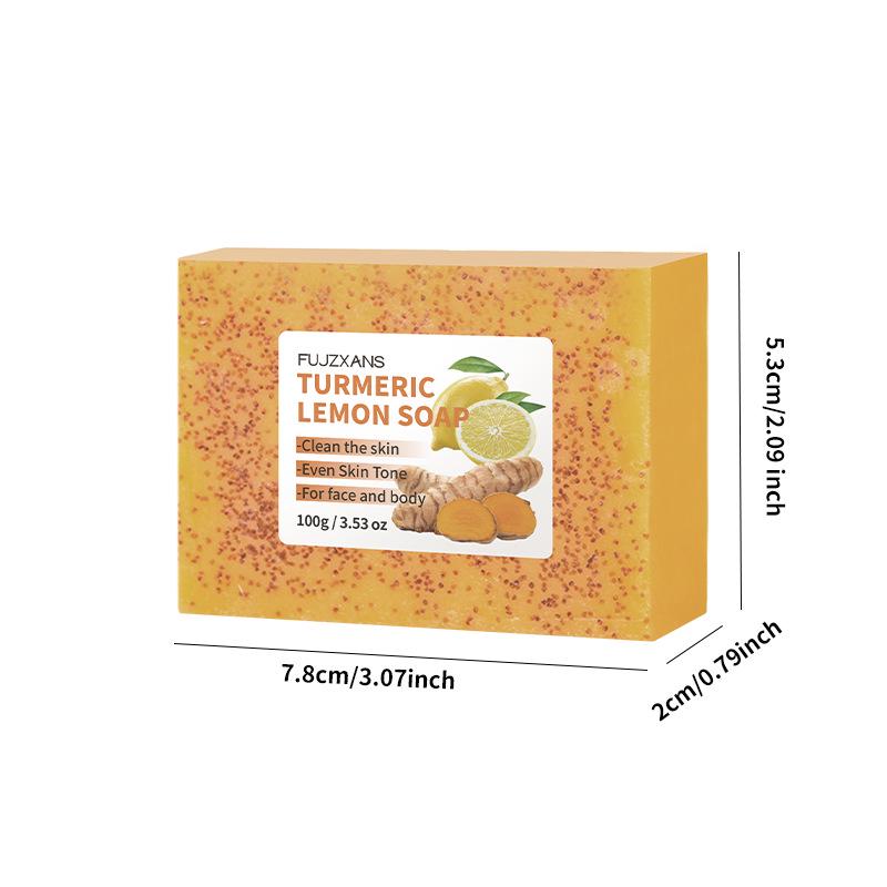 Handmade Lemon Turmeric Ginger Facial Cleanser Soap